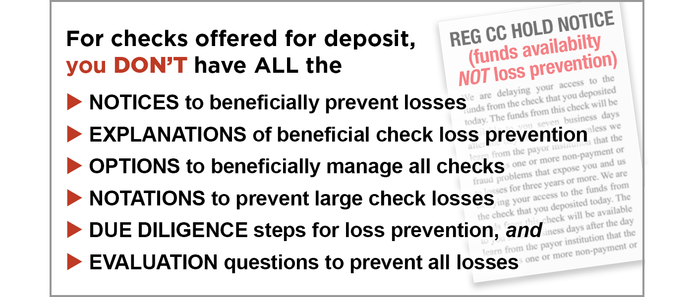 Check Deposit Notice Generator